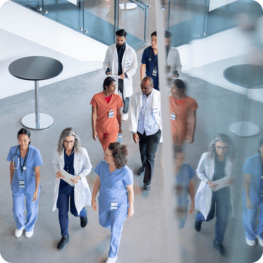 Image of people walking