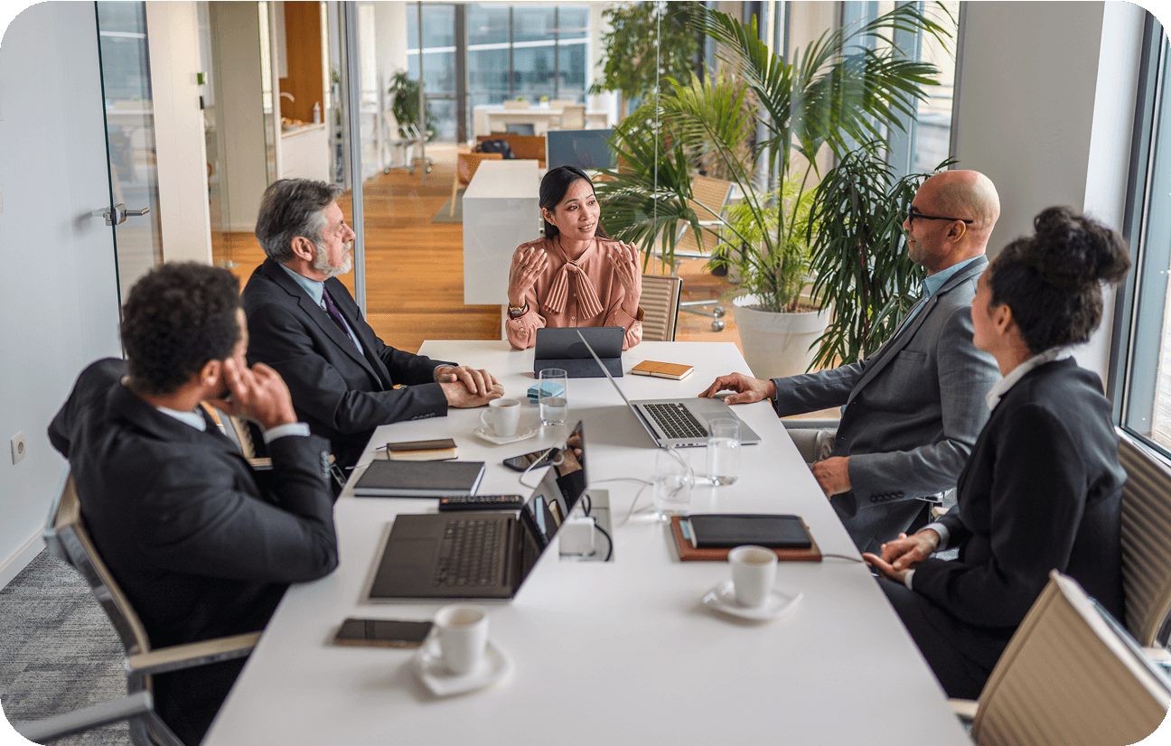 Image of people in a meeting